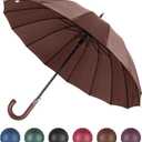 RONIARE Windproof Large Umbrella for Rain,Automatic Open with Easy Grip,Rainproof and Durable Canopy Design Versatile Travel, Big Golf Umbrellas for Men & Women