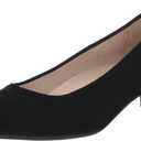LifeStride Womens Minx Pump Black Fabric 6 W