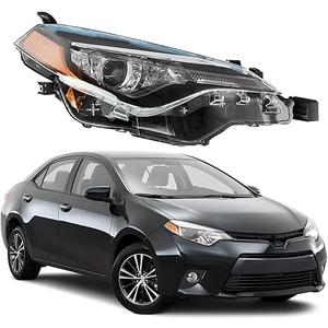 munirater Headlight Assembly for Corolla 2017 2018 2019 L/LE/LE/CE Right Headlamp Passenger Side 81110-02M70