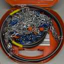 SNOCATENA Snow Chains for Car,SUV and Pickup,Universal Emergency Tire chains,Set of 2 (SP1550)