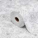 Drawer and Shelf Liner for Kitchen Cabinets Non-Adhesive Cabinet Liners for Shelves Strong Grip Non Slip Waterproof Cupboard Liner for Dresser Refrigerator, Bathroom, Flower,17.5IN X 10FT