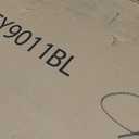 Barnyatoh Shoe Storage Cabinet, Farmhouse Shoe Organizer with 2 Flip Drawers & Barn Door Design, Freestanding Hidden Slim Narrow Shoe Rack Cabinet for Entryway, Foyer, Hallway, Navy Blue