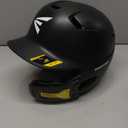 Easton Z5 2.0 Baseball Batting Helmet | Reversible Jaw Guard Included (JR (6 1/2 - 7 1/8), Matte Black)