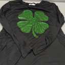 St Patricks Day Dress Women Long Sleeve Casual Lucky Irish Shamrock Holiday Dresses, Medium