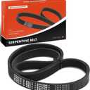 A-Premium Engine Serpentine Drive Belt Compatible with Toyota, Dodge, Chevy, GMC, Honda, Mazda, Mitsubishi, Ford, Pontiac, Eagle, Porsche, Saturn & Mercury Cars - Camry, Avenger, HHR, Cobalt, 40.01 In