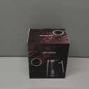 Huogary Milk Frother, Milk Steamer for Milk Foam & Hot Milk(4.5oz/10.5oz), Electric Milk Frother and Warmer for Homemade Coffee, 120V (Black)