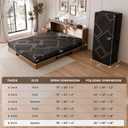 Foldable Mattress Twin Size 6 Inch Trifold Memory Foam Mattress