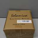 Selamica Porcelain Small Plates - 6 inch Dessert & Appetizer Plates, Microwave & Dishwasher Safe, Set of 6, Vintage Blue