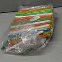 200PCS Jumbo Smoothie Straws,(0.4" Diameter X8.3"Long) Colorful Disposable Plastic Large Wide-mouthed Straw