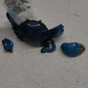 Hodao Sea Crab With Salt and Pepper Shaker Figurines Decoration Crab Set with Holder Figurine for Beach Bar or Tropical Kitchen Decor Table Decor By Home Gifts For Mom (Blue)