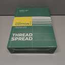 THREAD SPREAD 100% Organic Cotton Sheets Full Size - 4 PC Organic Cotton Full Percale Weave Sheet Set, Soft, Cooling, Crisp & Breathable, 16" Deep Pocket Hotel Quality Bedding Set - Dark Grey