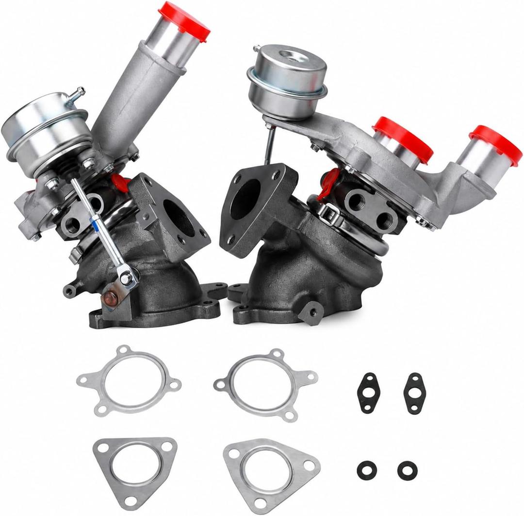 AA5Z6K682CA A0007A0055 Left & Right Turbocharger Kit For 2010-2019 Ford Explorer Flex Taurus, Lincoln MKT MKS, 3.5L, GT1549SL