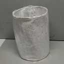 Aspen Creative 31126 Transitional Drum (Cylinder) Shaped Spider Construction Lamp Shade in White, 8" wide (8" x 8" x 11")