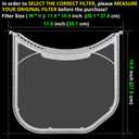 ADQ56656401 Lint Filter Replacement for LG & Kenmore Dryers, Ultra Durable Dryer Lint Screen Trap, Size 11.9 * 10.9 inch, Top with Ear, Rim without Felt Seal, Replace P/N ADQ566564 AP4457244 PS3531962