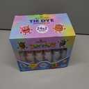 24 Colors Tie Dye Kit, Tie Dye Set for Kids, Pre-Filled Bottles, Non Toxic Permanent Fabric Dye Art Set, Easy DIY Fabric Art - Create Fun (24 Colors)