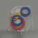 Mrs. Andersons Baking Rolling Pin Rings, Non-Stick Silicone, Set of 4 Ring Depths