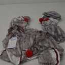 Leg Avenue Womens Deadly Darling Clown Costume with Pom Hair Ties (Small)