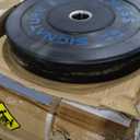 Fitvids Olympic Bumper Plates Set – 1" Weight Plates for Strength Training & Weightlifting – 45 lbs – Colored