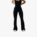 Womens One Piece Jumpsuit Long Sleeve Body Suits Tummy Control Cinching Waist Lifting Flare Leg High Stretch Jumpsuit XL