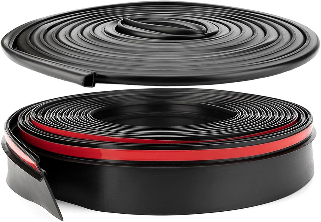RV Slide Out Black Rubber 018-312-EKD D Seal Wiper 1" x 15/16 Inch 018-341 1/2 x 2.75 Inch Base Stripping for Camper Slideout Keystone Forest River Heartland Montana System Replace 018-312 EKD