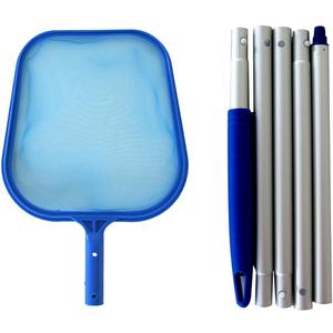 Pool Skimmer Leaf Net & Pole - Fine Mesh Cleaner Scoop - Leaf Net for Pond, Spa, Hot Tub - Large Screen Skimmer for Above Ground Or Inground Pools, Strainer Cleaning Tools & Accessories - Blue 60" Pool Skimmer Leaf Net & Pole - Fine Mesh Cleaner Scoop - Leaf Net for Pond, Spa, Hot Tub - Large Screen Skimmer for Above Ground Or Inground Pools, Strainer Cleaning Tools & Accessories - Blue 60"