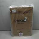 PoKat 27.5'' Tall Table Lamps for Living Room Set Of 2, Ceramic Bedroom Lamps for Night Stands, Modern Bedside Lamps for Bedroom Living Room, Nightstand Lamps for End Table, Hallway, Gold and White