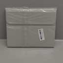 kenke for iPad 11/10th Gen Case with Keyboard 11/10.9 inch 2025 A16/2022, Detachable Wireless Bluetooth Keyboard Case Thin & Light with Built-in Left Side Pencil Holder, White Square Keycaps (Gray)