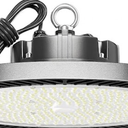 350W High Bay Lights, 52500LM Super Bright UFO LED High Bay Light Plug & Play Industrial Grade UFO LED High Bay Lights, 100-277V for Modern Warehouse, Project & Engineering Use 4 pack