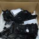 Fit for 2011-2023 Peterbilt 579 587 Class 8 Truck LED Headlight Headlamp Chrome Housing Assembly Replacement Pair/Set