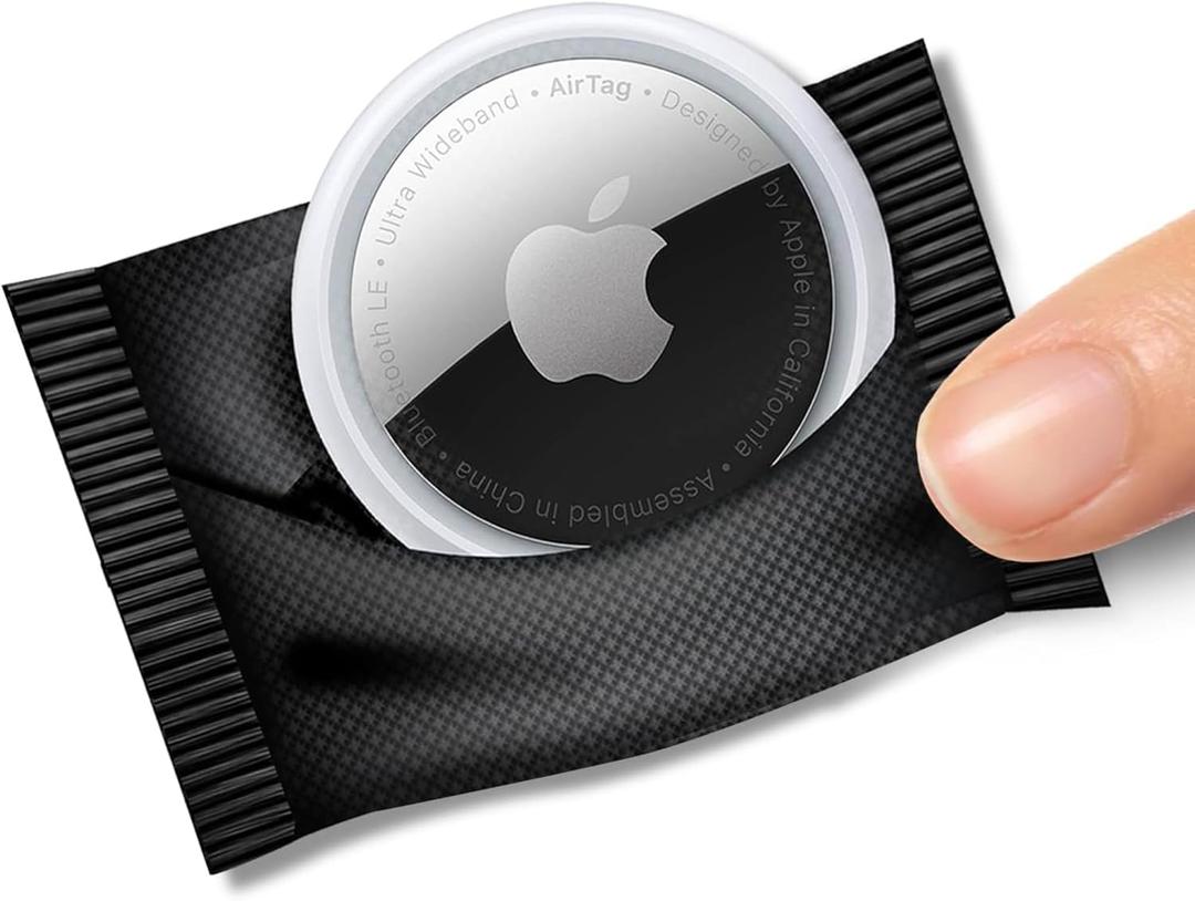 12PK Fabric GPS Holder for AirTags, Secure and Discreet, for Clothing, Suitable for, Luggage Bags, Sports Clothing and Equipment, and Outdoor Activities Pack of (12)