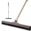 Eyliden Floor Squeegee for Water Removal, 17" EVA Dual-Layer Blade Dries Floors in One Pass, Long Handle, Scratch-Free Water Sweeper for Kitchen, Bathroom, Tile & Hardwood Floors
