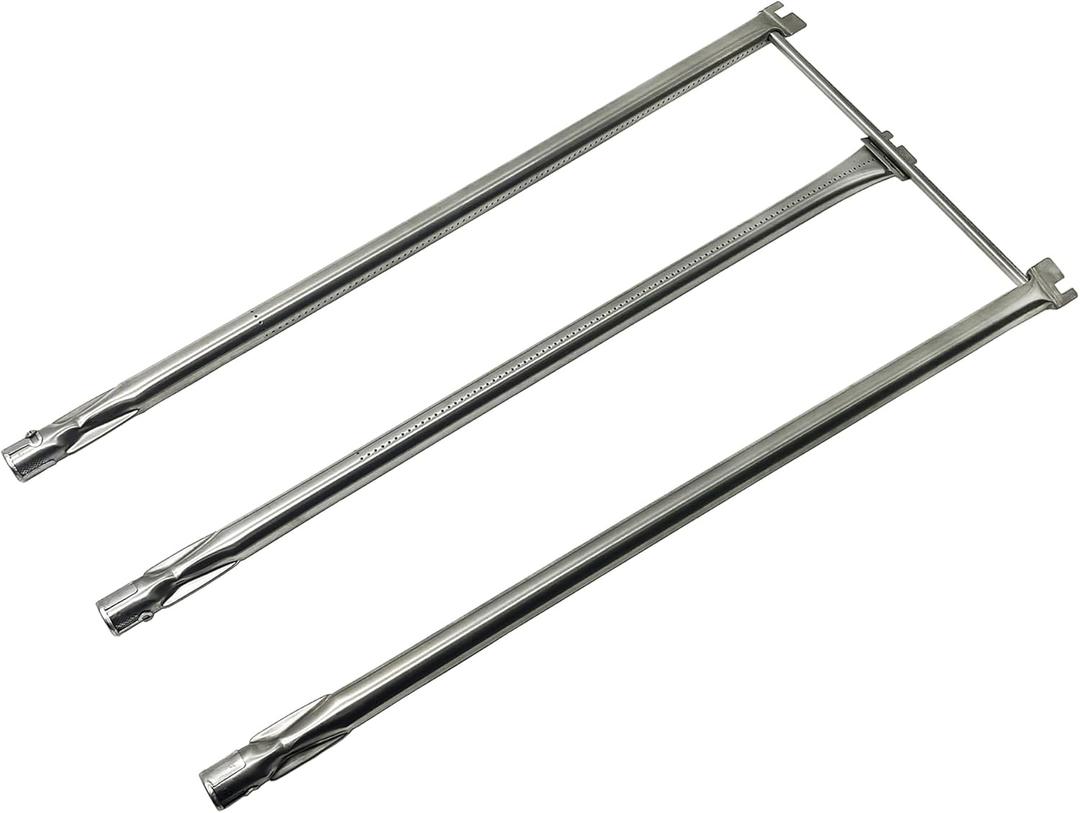 Direct Store Parts DA105 7506 29" Stainless Steel Burner Tubes Set for Weber Genesis I - IV, Genesis Platinum I & II, Platinum B/C, Genesis Gold B/C (2000-2001) Gas Grill (with Side Control Panel)