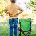 Pacific Play Tents – Kids Folding Chair, 100 lbs. Weight Capacity - Tri-Color, 14" L x 14" W x 23.5" H