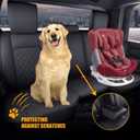 Aierxuan Dodge Ram Back Seat Covers Waterproof Leather Custom Fit 2009-2026 1500, 2010-2026 2500/3500 Crew Quad Regular Cab Pickup Cushions Compatible with Split Bench 40/60(Rear Seat/Black)