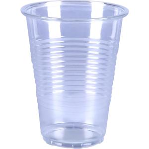 Amazon Basics Small Disposable Clear Plastic Cups, 9oz, 100 Count
