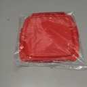 Pyrex 222-PC Red Square Plastic Food Storage Replacement Lid Cover - Made in USA