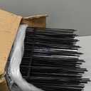 Animal Barrier Fence, 25 Panels No Dig Fence, 27ft(L) x 17in(H) Dog Fencing Rabbit Fences, 1.52in Spike Spacing Rustproof Metal Fences Border for Outdoor Yard with Cable Ties and Cutting Plier