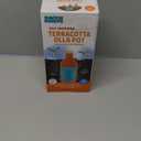 Back to the Roots Self-Watering Terracotta Olla Pot, 700mL Provides 1 Week of Precision Watering (Small)