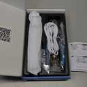 VIWIK Dog Nail Trimmers with Light, Cat Dog Nail Clippers, Dog Nail Grinder Quiet for Large Medium Small Dogs Paw & Cats Claw, Electric 2-Speed Pet Toenail Grooming Supplies, Gifts for Dog Lovers. (White+Blue)