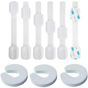 Baby proofing Cabinet Locks | Baby Proof Doors | Cabinet Child Locks | Cabinet Baby Proof | Safety Locks for cabinets and Draw 2 Pack