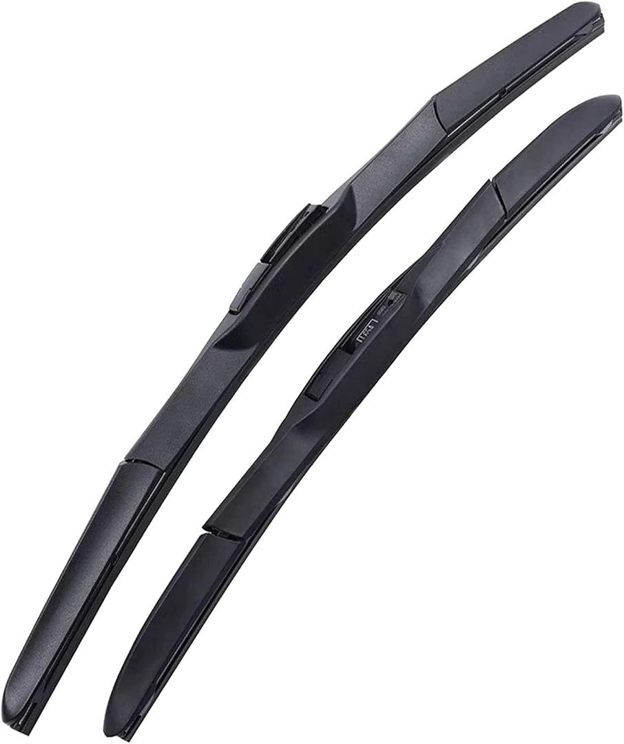 26"+20" OEM SightLine Hybrid Wiper Blade Replacement For Toyota Highlander 2019-2008 Camry 2024-2018 Avalon 2022-2019 Sienna 2024-2021/Dodge Grand Caravan 2022-2008 /Ford Edge Windshield Wipers