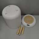 Pukomc Smart Sensor Wastebasket, Convenient and Hygienic Easy to Use, Technology Sensor Waterproof Wastebasket Plastic Trash can for Kitchen, Bathroom, Bedroom, Living Room, Office and Outdoor (1 Pack, white)