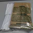 ELEGRP Matte White Standard Decorator Electrical Wall Receptacle Outlet, 15A 125V, 2 Pole 3 Wire, Non-Tamper Resistant, NEMA 5-15R, Self-Grounding, Wall Plate Included, UL Listed, 20 Pack