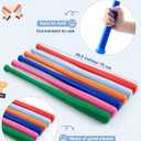 Liliful Plastic Baseball Bat 29.5 Inch Baseball Bat Solid Lightweight Plastic Bat with Molded Plastic Grip Handle for Daily Baseball Practice Festival Gift Party Decoration