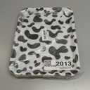 5 Pcs Cow Print Birthday Party Trays 13 x 10 Inch Black and White Cow Theme Serving Tray for Birthday Party Decorations Home Kitchen Table Supplies