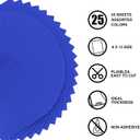 9 x 12 Inch Blue Foam Sheets Crafts, 2mm Thick. 25 Pack Premium Blue Foam Papers Set, for Crafting,DIY Project,Classroom, Scrapbooking, 3D Card Making