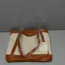 Shoulder Bag for Women Tote Purses and Handbags Top Handle Work Bag Satchel Hobo Purse, Beige Brown