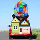 Halloween Trunk Or Treat Car Decorations Kit Adventure House Halloween Trunk Car Garage Outdoor Indoor Cartoon Movie Decoration for Cartoon Theme Party Lawn Outside Archway Door Patio Supplies