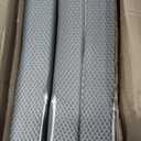 Kingfun Foldable Mattress 4 Inch Folding Mattress Tri-fold Gel Memory Foam Breathable with Storage Bag, Portable Floor Guest Bed Soft for Sleeping Camping, Gray, Single Size