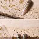 4 x 5D Embossed Snake Nail Art Stickers Gold Snake Nail Stickers Self-Adhesive Summer Nail Decals Moon Star Nail Art for Acrylic Nails Press on Snake Nail Supplies for Women Girls Manicure DIY